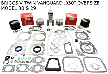 .030" OVERSIZE ENGINE OVERHAUL KIT FITS BRIGGS VANGUARD 14HP-18HP MODEL 30 & 29
