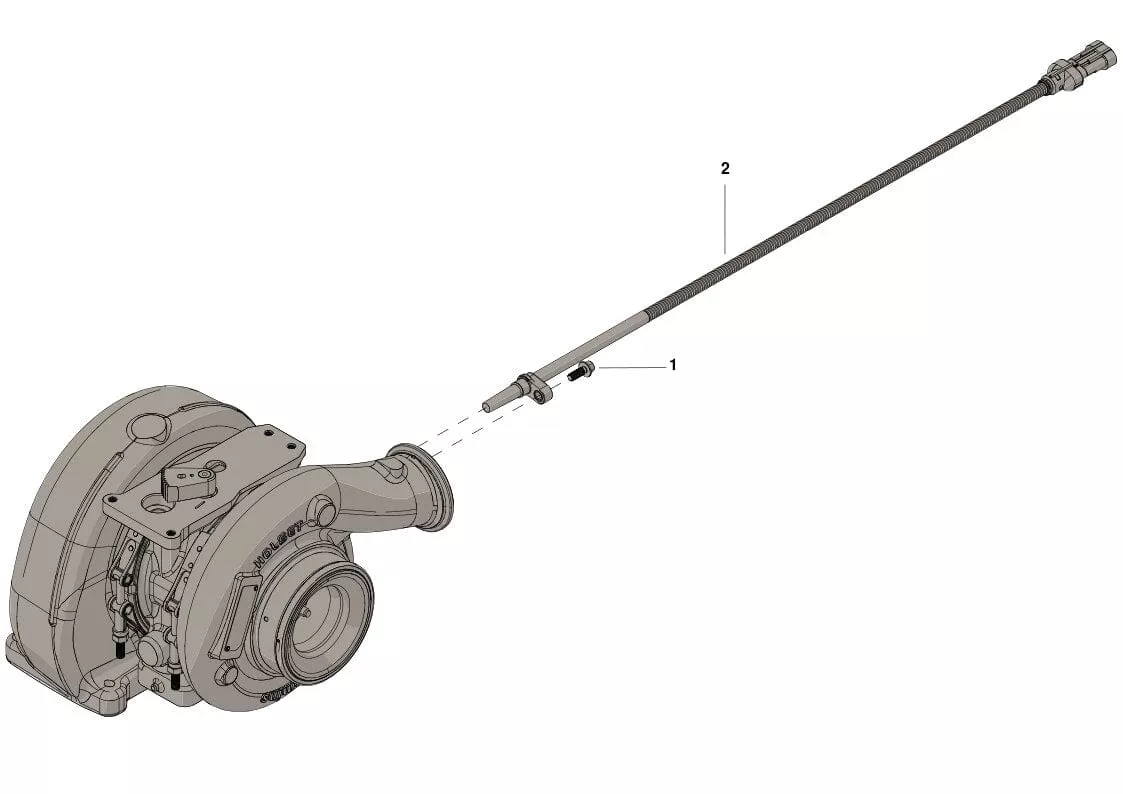 170-032-3391 | Genuine Cummins VGT Short Turbocharger Kit HE431VE