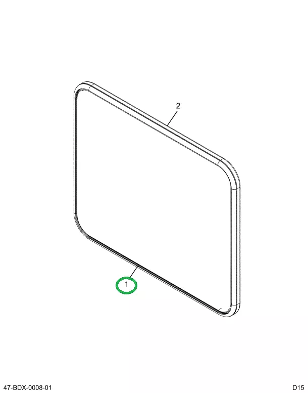 2203470C1 GLASS DOOR 28% LT TRANS BRONZ