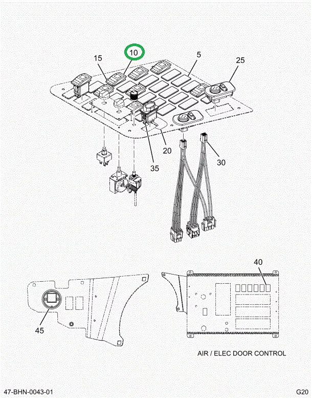 2228118C1 ACTUATORROCKER FRONT POWER V