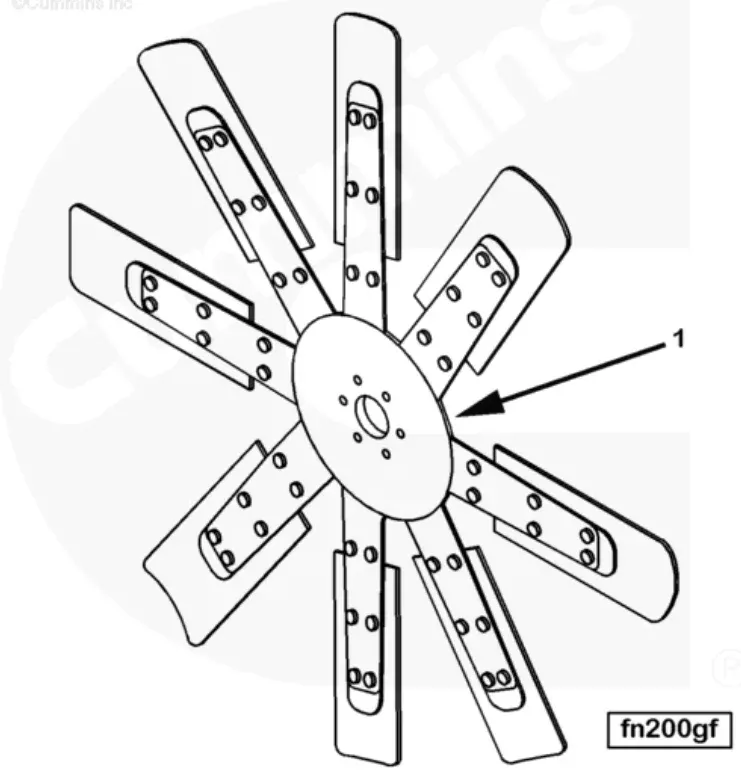 3012967 | Genuine Cummins Engine Cooling Fan