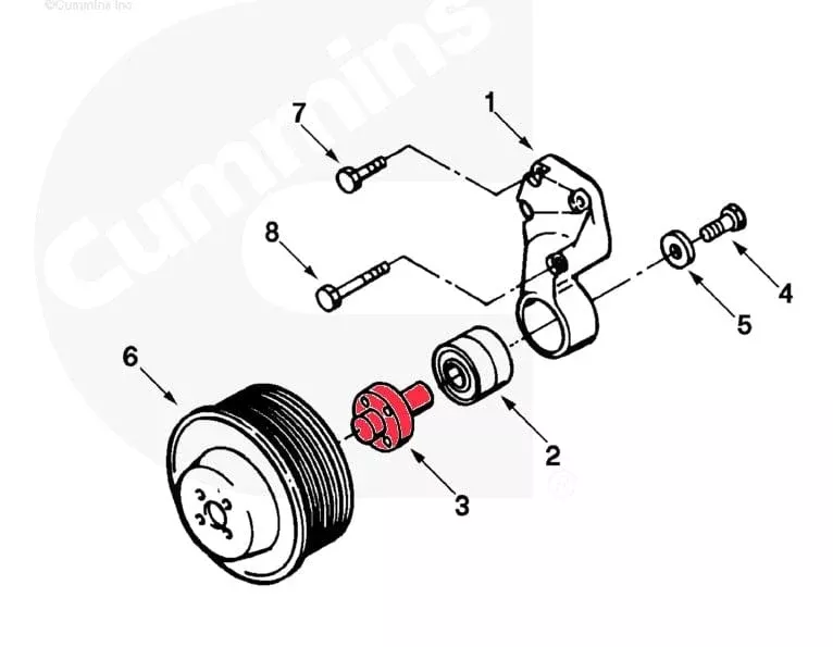 3904580 | Genuine Cummins Fan Hub