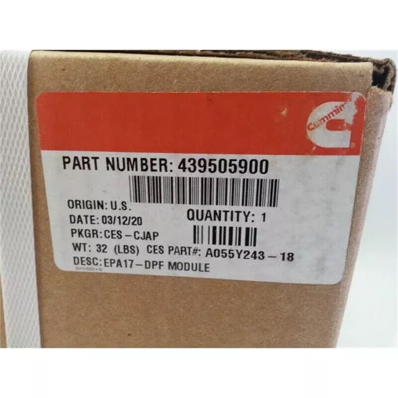 4395059 | Genuine Cummins Particulate Filter Kit For Cummins ISB 6.7L