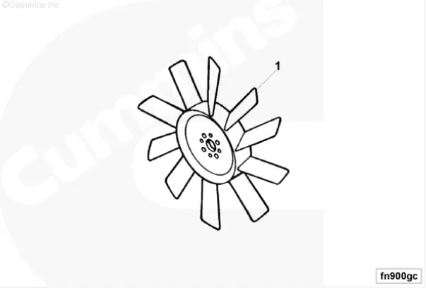 FN9067 | Genuine Cummins Engine Cooling Fan