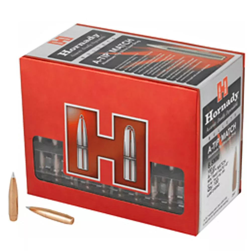 A-Tip Match, .264 Diameter, 6.5MM, 153 Grain, Ballistic Tip, 100CT/BT - Hornady