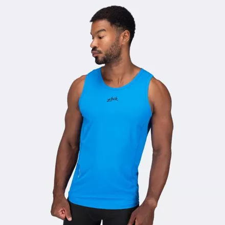 Zhik Mens Eco Spandex LT Race Singlet - Cyan