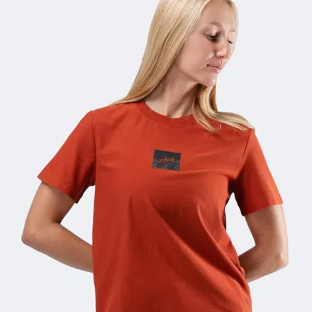 Zhik Womens Carbon T-Shirt - Red Earth