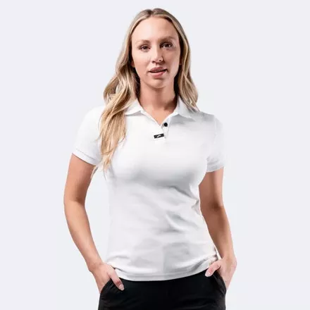 Zhik Womens Pima Cotton Polo - White