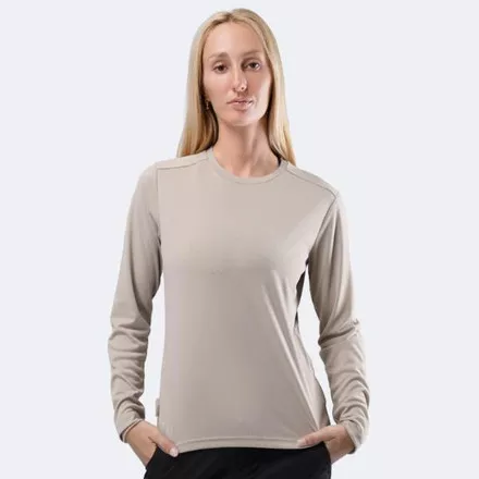 Zhik Womens UVActive Long Sleeve Tech Top - Stone
