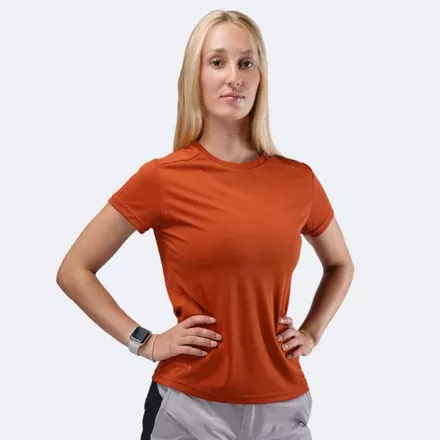 Zhik Womens UVActive Short Sleeve Tech Tee - Red Earth