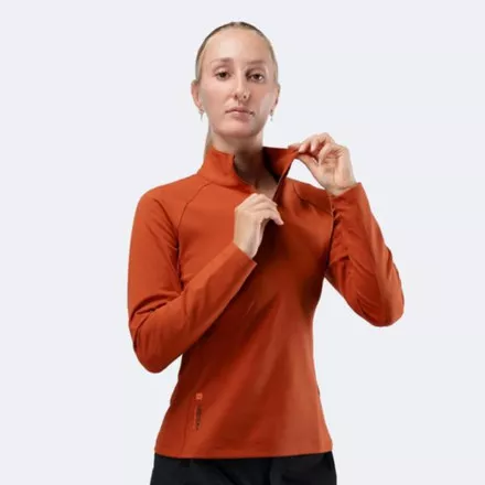 Zhik Womens Zhik Motion 1/4 Zip Top - Red Earth