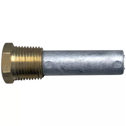 Zinc Anode With Brass Plug - Pencil Type
